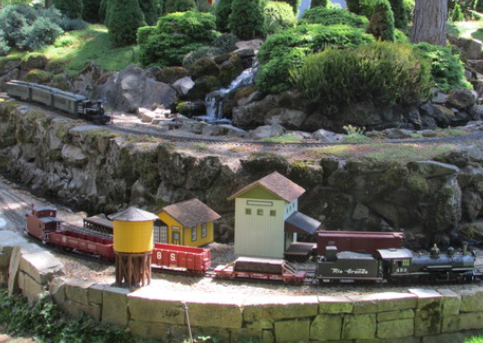Backyard train