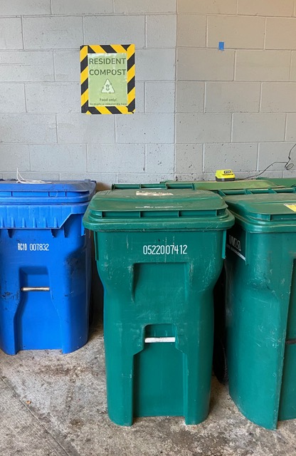 food compost bins in the manor