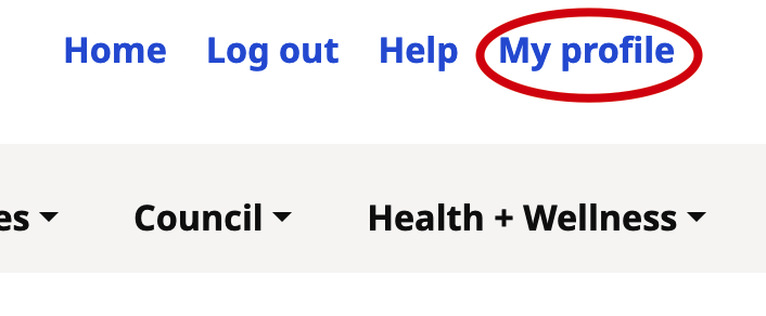 My profile link on resident website.