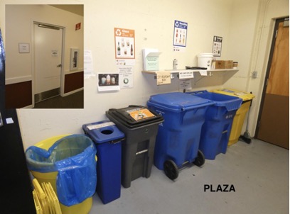 Recycling in Plaza