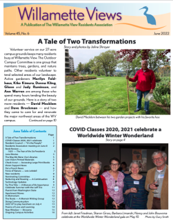 Willamette Views June 2022 cover page