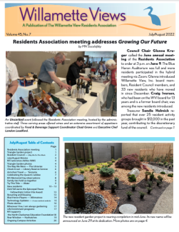 Willamette Views July-August 2022 cover page