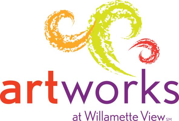 artworks logo in red, purple, chartreuse