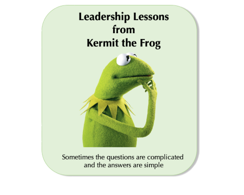 book cover of Leadership Lessons from Kermit the Frog