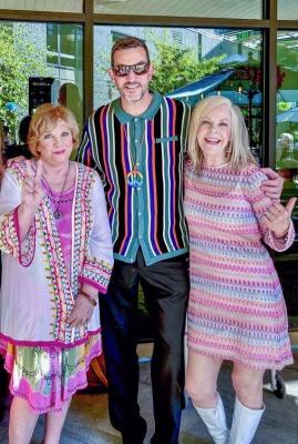 Three performers from the musical group The Milestones. 