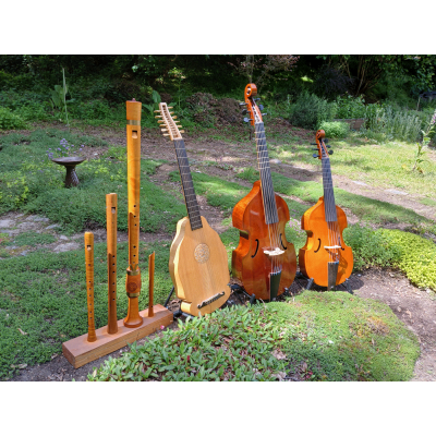 recorders, bandora, and viols
