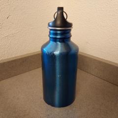 Dark Blue "Sub Zero" Stainless Steal Water Bottle