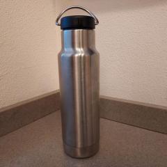 Silver Metal "Klean Kanteen" Water bottle found in the North Point Lobby!