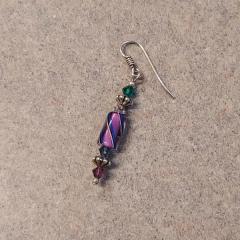 Colorful multi bead earring found in the Manor library.