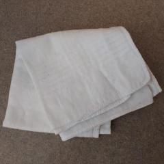White cotton handkerchief.