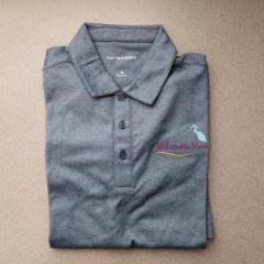 Blue Willamette View polo style shirt found on bus #3.