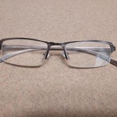 Foster Grant (Black & Silver) Metal Reading Glasses