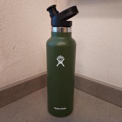 Dark green Hydro Flask water bottle found in the Mt. Jefferson meeting room.