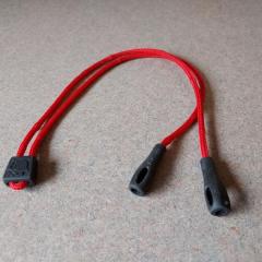 Red (strap) and black (accents) glasses strap found at the Terrace!