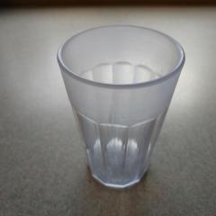 Small Plastic Water Glass.