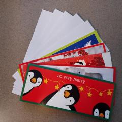 Packet of Christmas cards found in the Manor first floor E wing.
