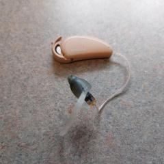 Phonak brand hearing aid found in Riverview.